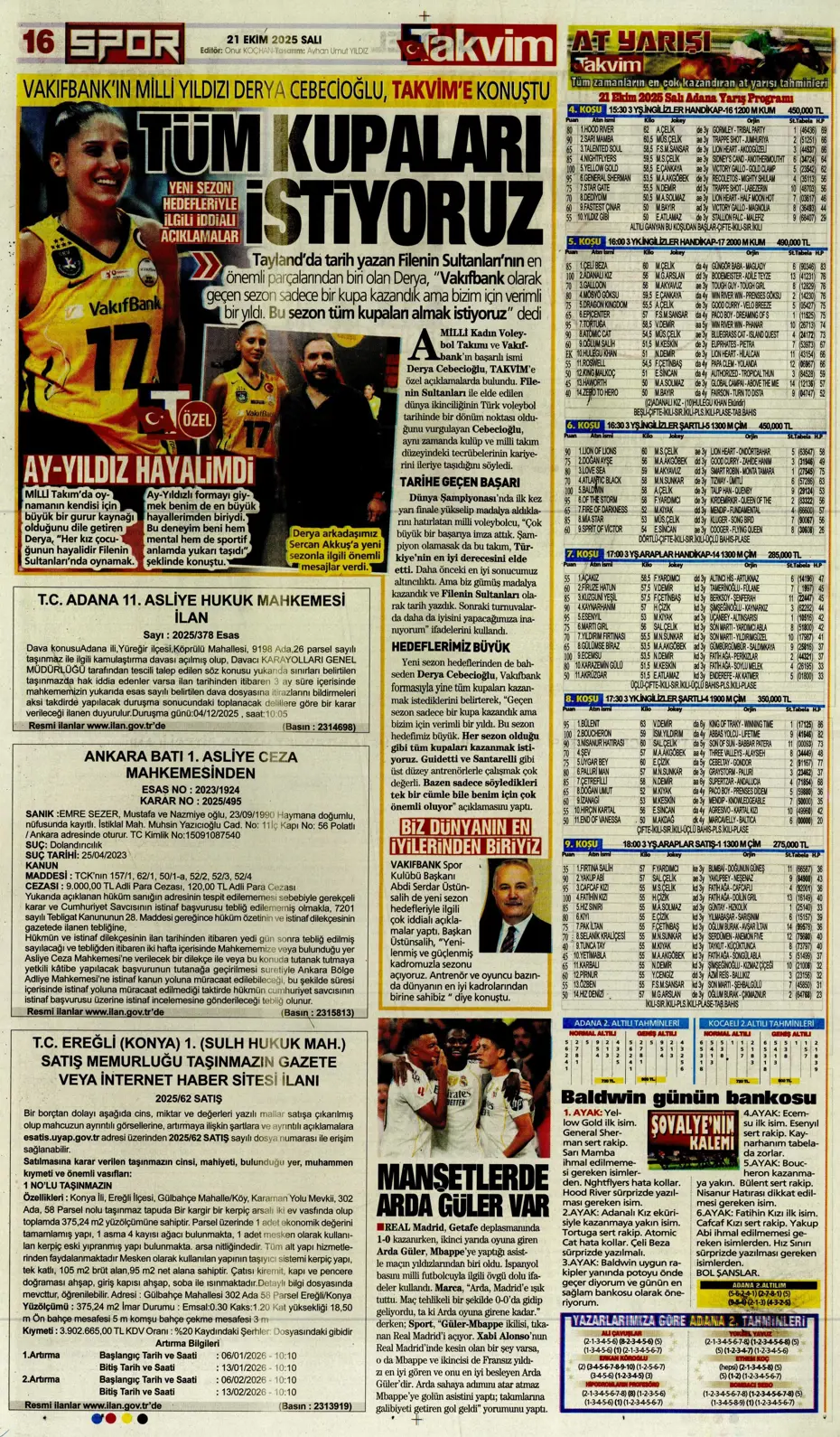 "Ve Goretzka doğrulandı" | Sporun manşetleri - 7 "Ve Goretzka doğrulandı" | Sporun manşetleri - 7