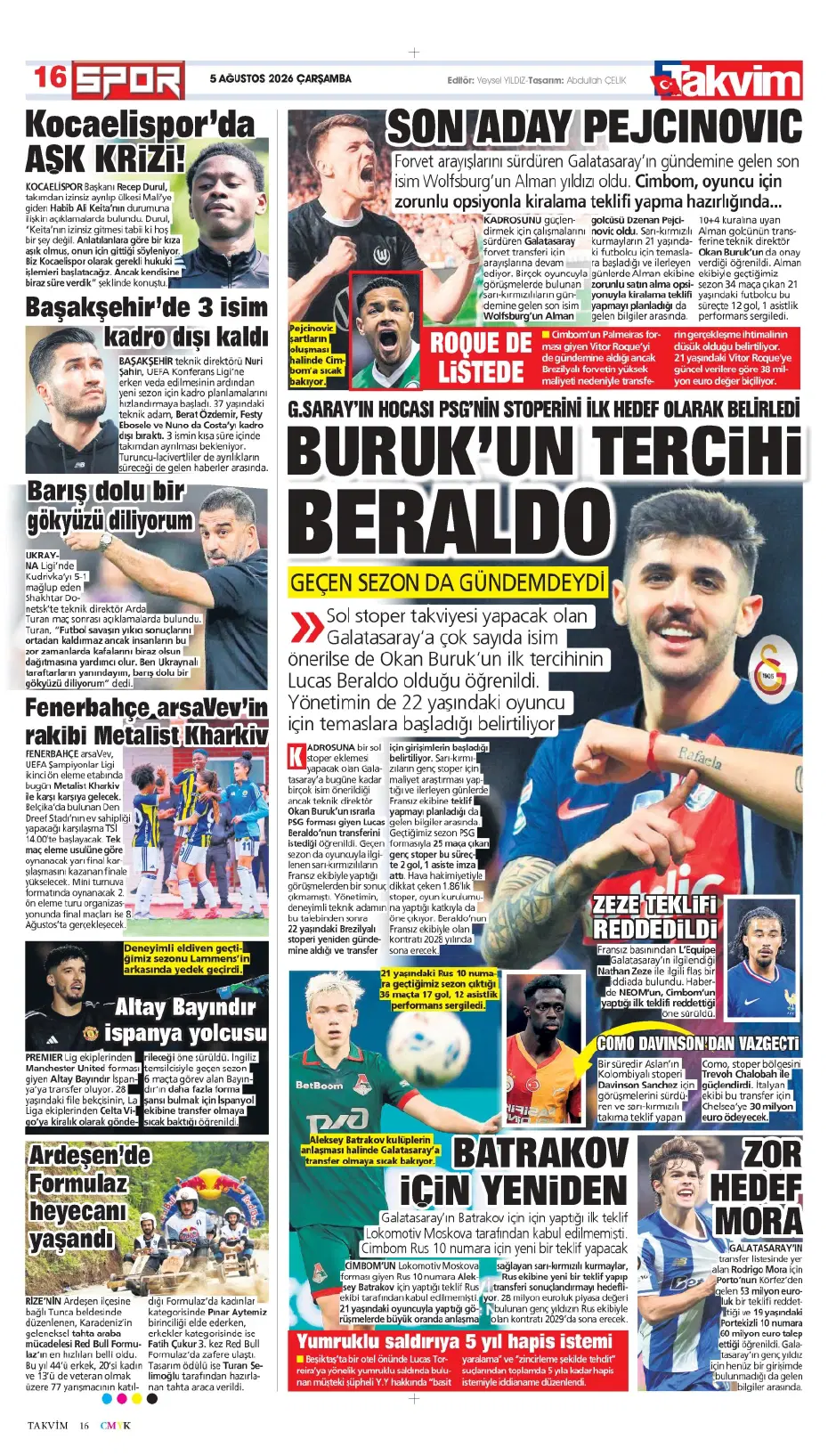 Salah sonrası Trabzonspor'un yeni bombası Süper Lig'den | Sporun manşetleri - 15