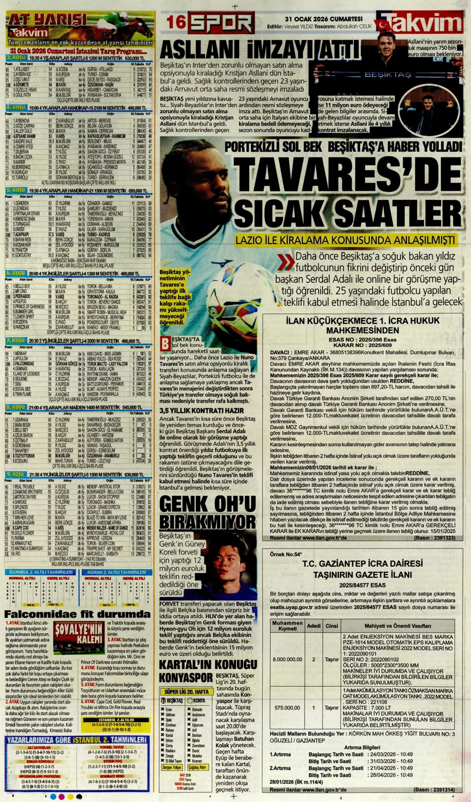 "Lookman, Fenerbahçe'de" | Sporun manşetleri - 8