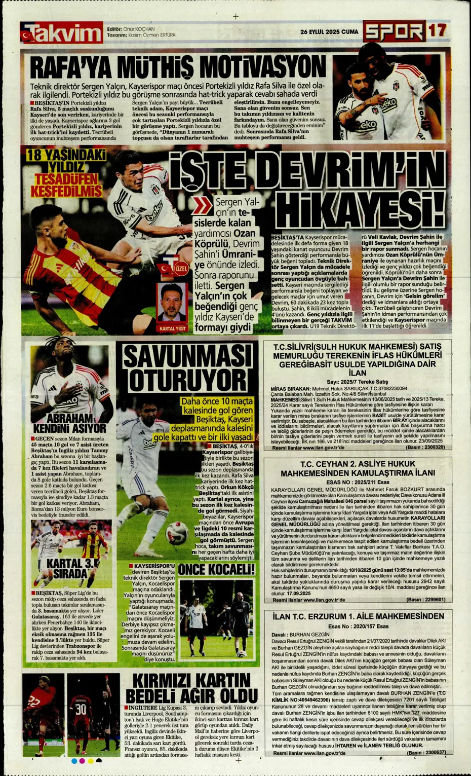 "Volkan Demirel'den Fenerbahçe'ye cevap" | Sporun manşetleri - 5