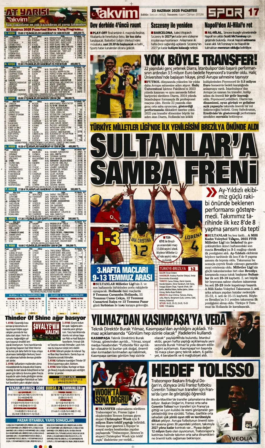 "Fenerbahçe'den Jadon Sancho bombası" | Sporun manşetleri - 5