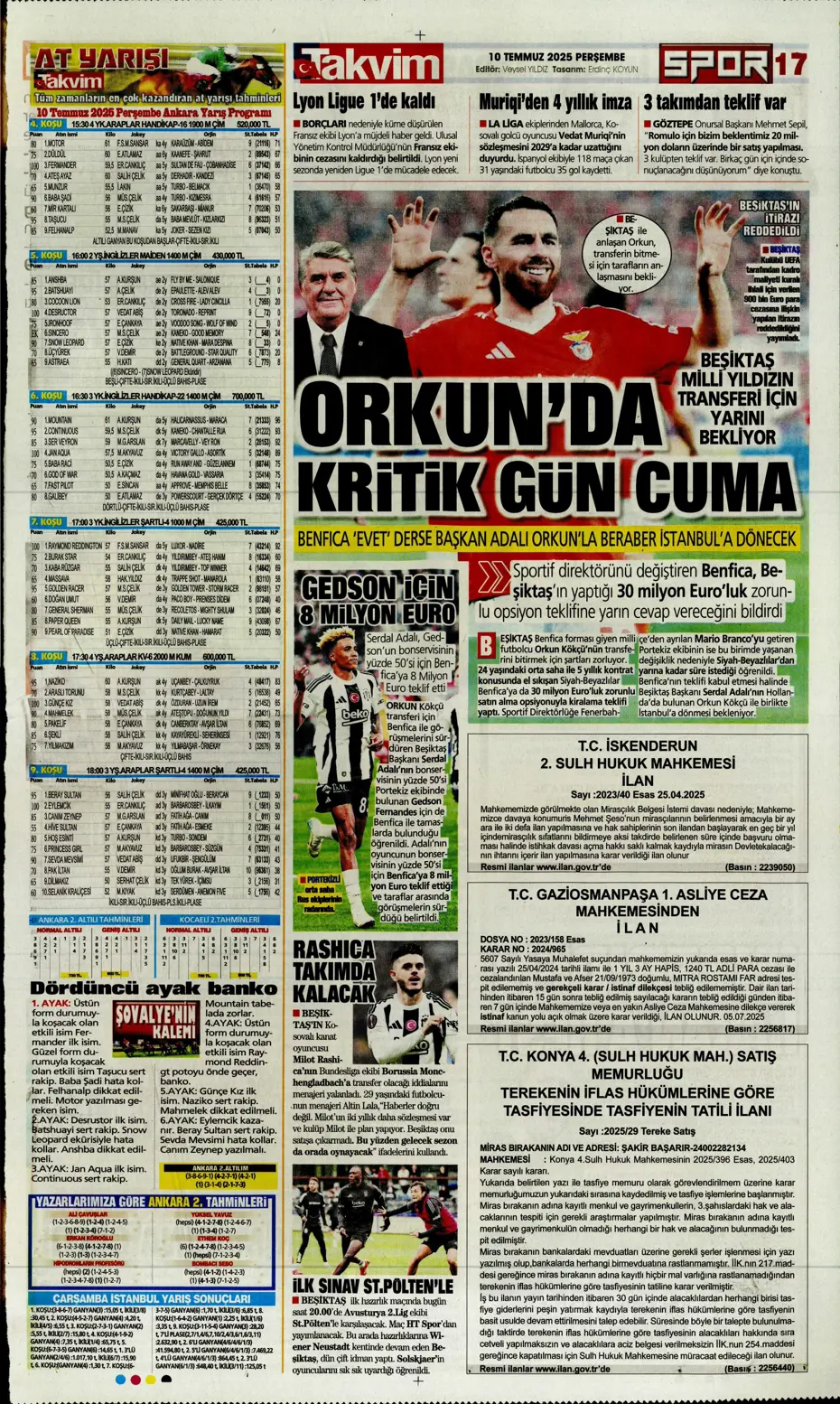 "Fenerbahçe'den Kerem Aktürkoğlu bombası" | Sporun manşetleri - 5