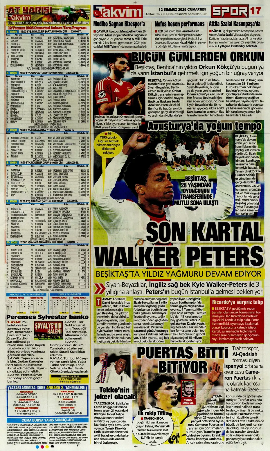 "Asensio ve Skriniar birlikte geliyor" | Sporun manşetleri - 5