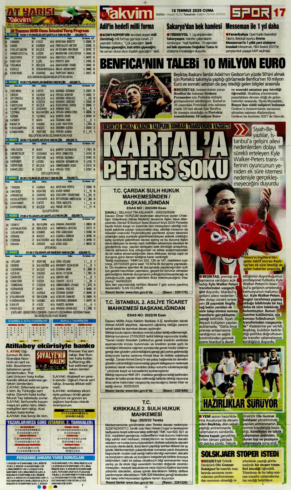 "Fenerbahçe'ye En-Nesyri piyangosu" | Sporun manşetleri - 6