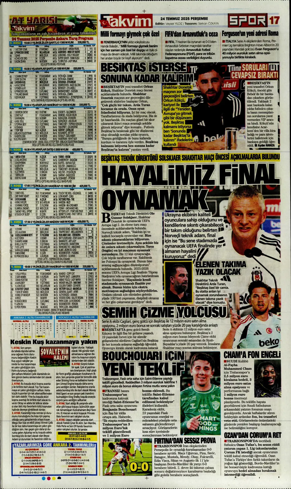 "Enzo Millot Aslan oluyor" | Sporun manşetleri - 8