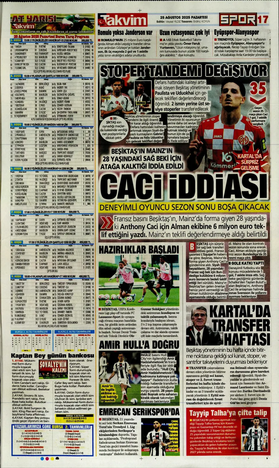 "Fenerbahçe'de Youri Tielemans tamam" | Sporun manşetleri - 7