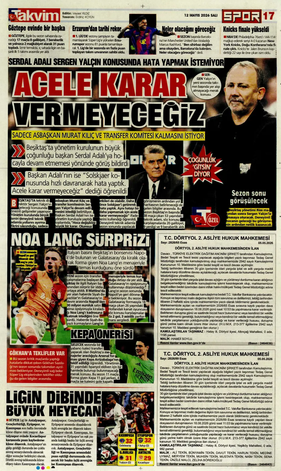 BOMBA! Okan Buruk'tan Jhon Duran kararı | Sporun manşetleri - 16