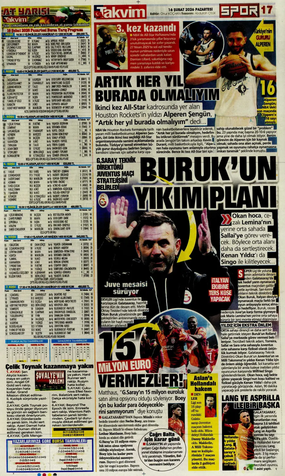 "Galatasaray Fenerbahçe'yi FIFA'ya şikayet ediyor" | Sporun manşetleri - 13