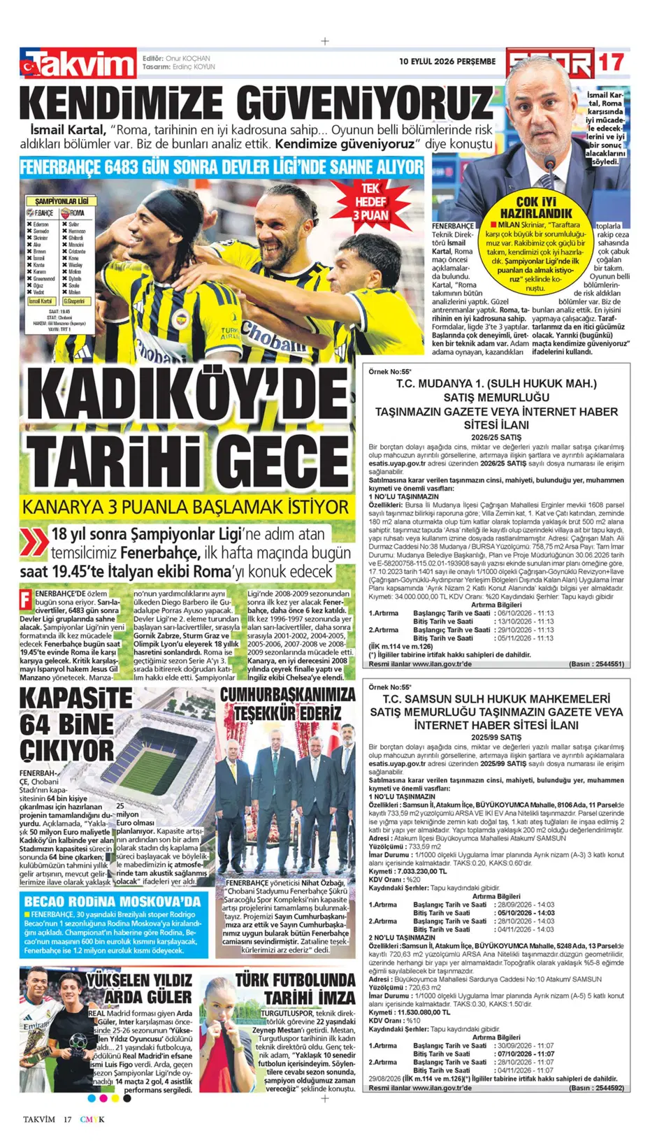 Ve Trabzonspor, Arda Turan'ı bırakmadı: Flaş karar | Sporun manşetleri - 20 Ve Trabzonspor, Arda Turan'ı bırakmadı: Flaş karar | Sporun manşetleri - 20