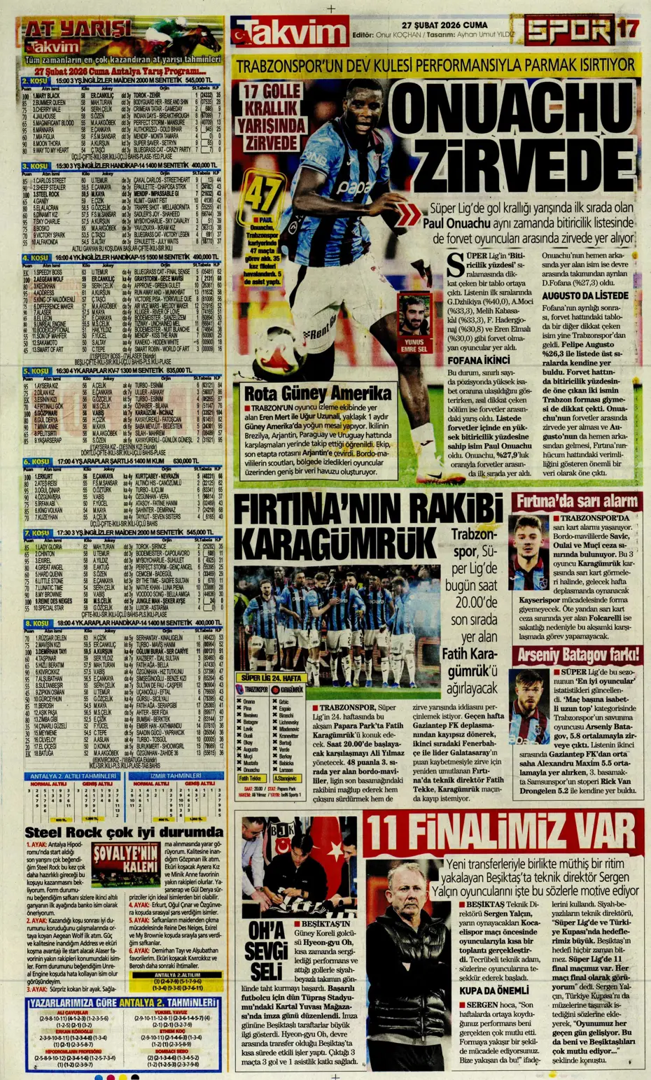 "Osimhen için müthiş iddia!" | Sporun manşetleri - 4 "Osimhen için müthiş iddia!" | Sporun manşetleri - 4