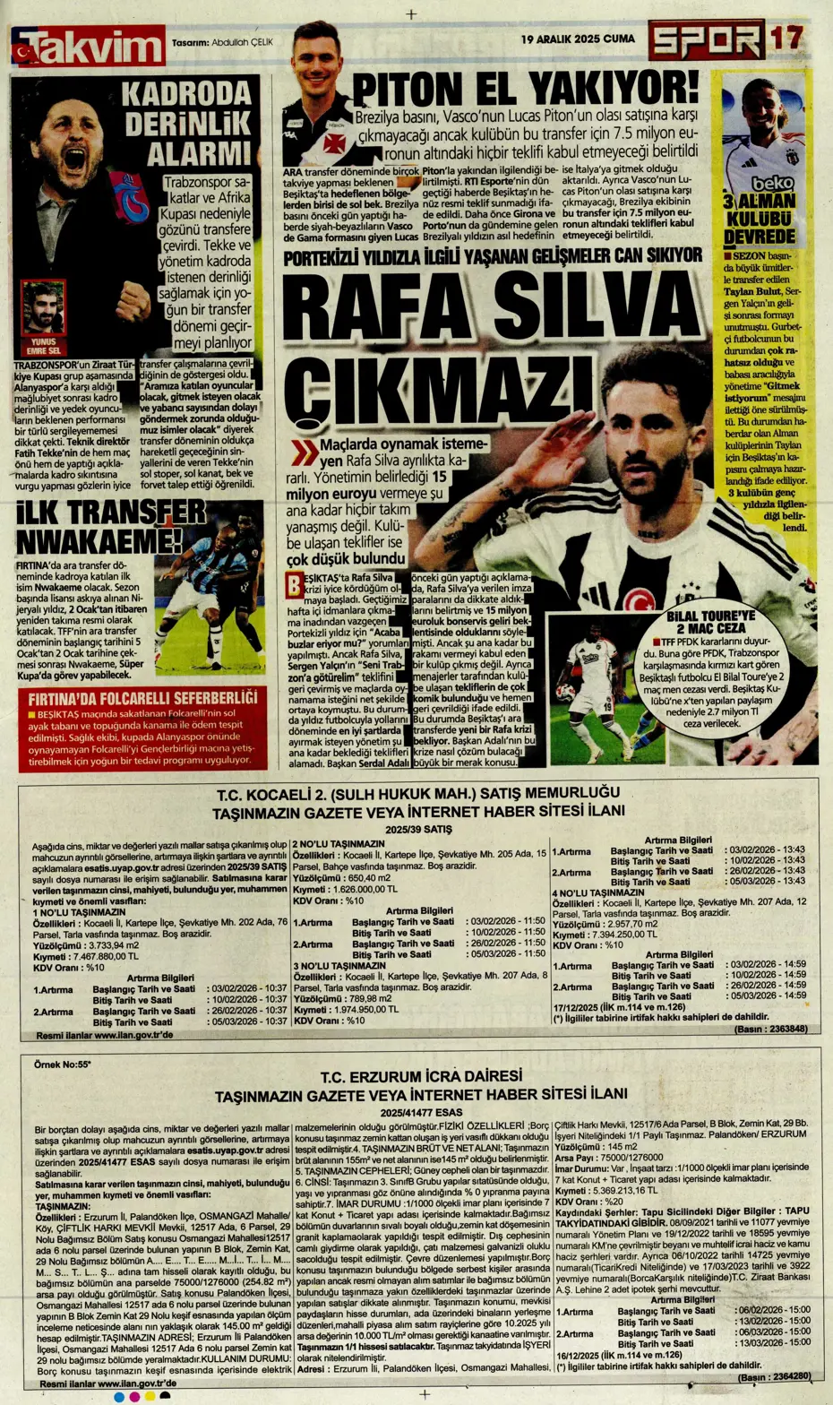 "Ve Lucas Beraldo'dan Galatasaray'a cevap geldi" | Sporun manşetleri - 10