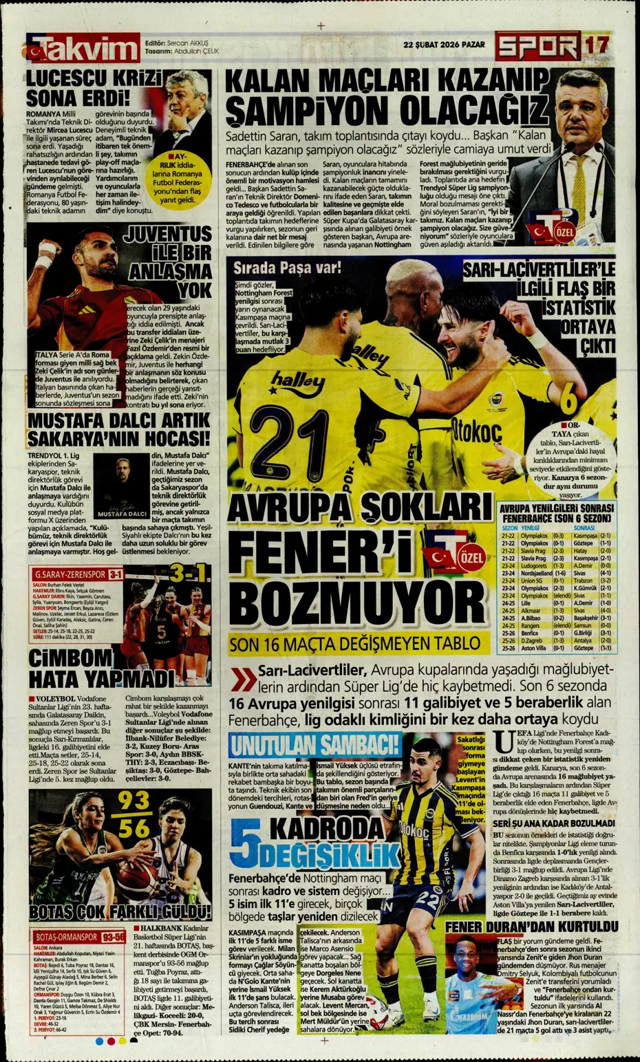 "Beklenen golcü Sörloth" | Sporun manşetleri - 9