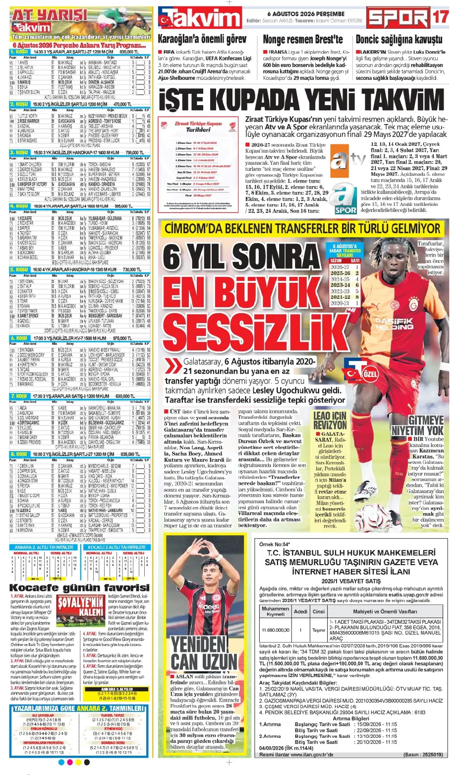 Tüm dünya Salah ve Trabzonspor'u konuşuyor | Sporun manşetleri - 5 Tüm dünya Salah ve Trabzonspor'u konuşuyor | Sporun manşetleri - 5