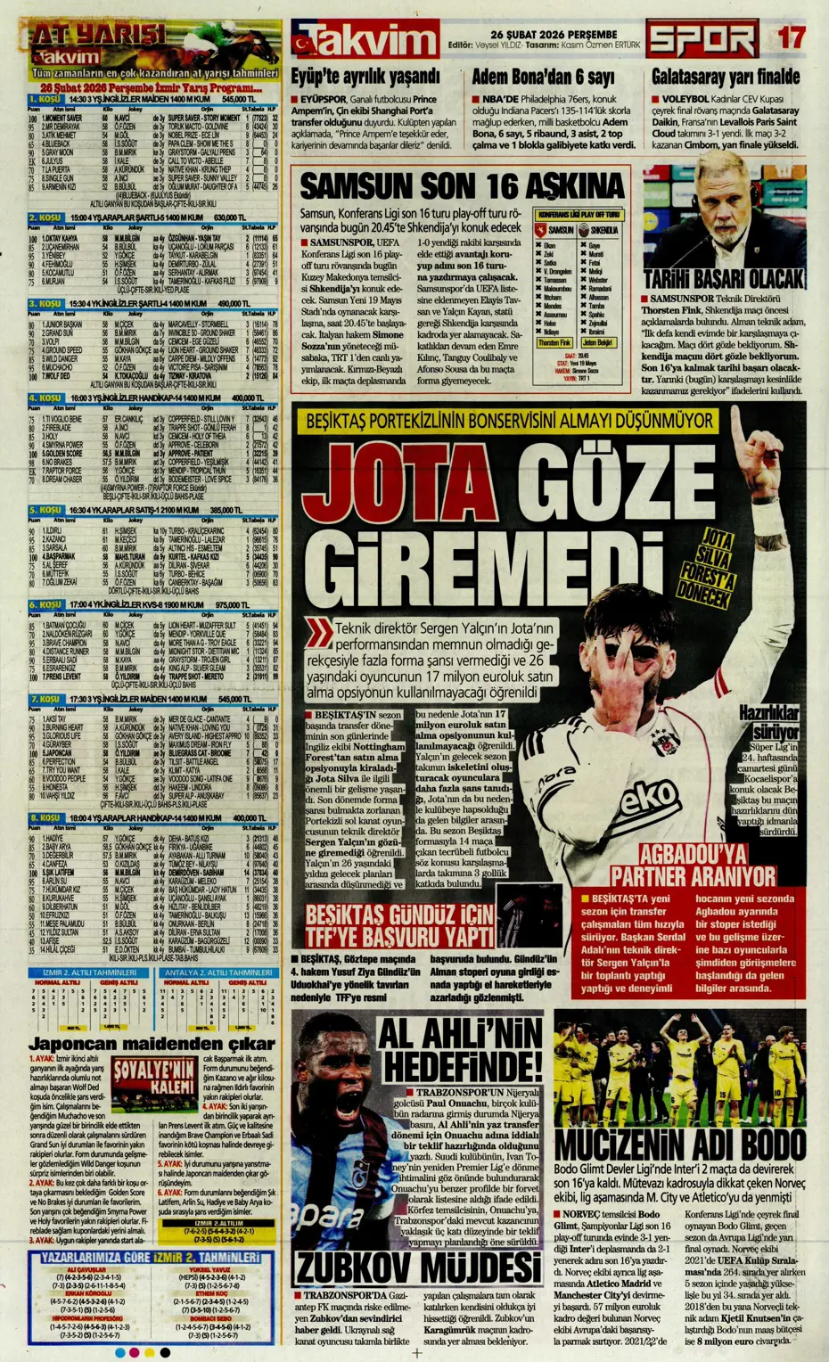 "Galatasaray kabustan zafer çıkardı" | Sporun manşetleri - 5