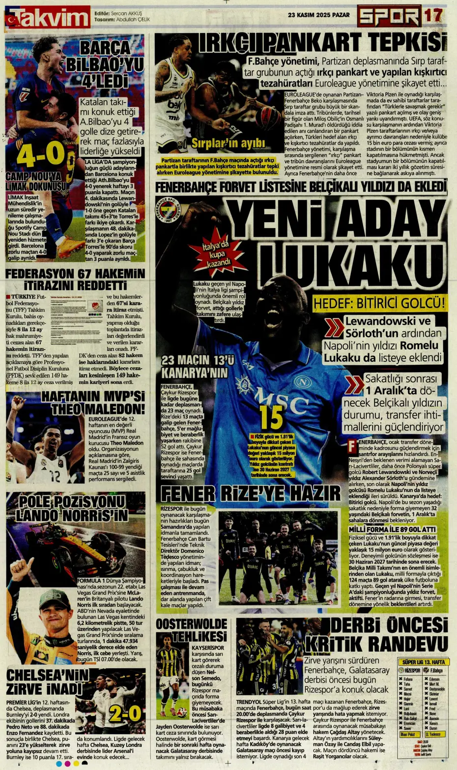 "Jadon Sancho bedavaya Fenerbahçe'ye" | Sporun manşetleri - 4