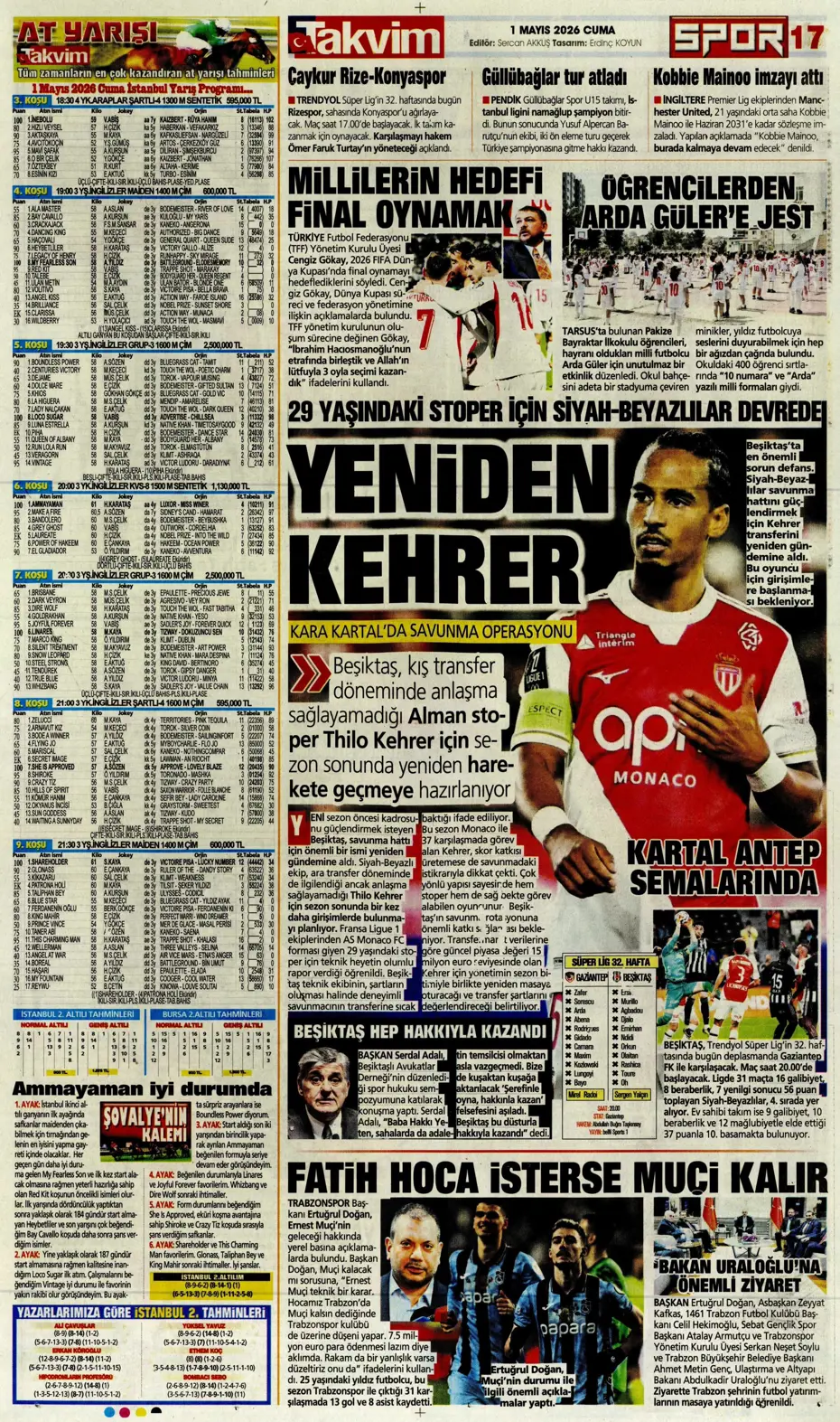 Fenerbahçe'den Salah bombası: Görüşme yapıldı | Sporun manşetleri - 5 Fenerbahçe'den Salah bombası: Görüşme yapıldı | Sporun manşetleri - 5