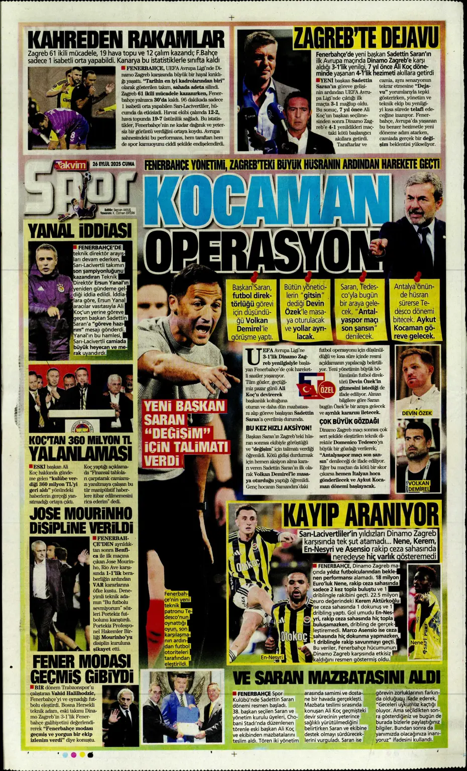 "Volkan Demirel'den Fenerbahçe'ye cevap" | Sporun manşetleri - 4