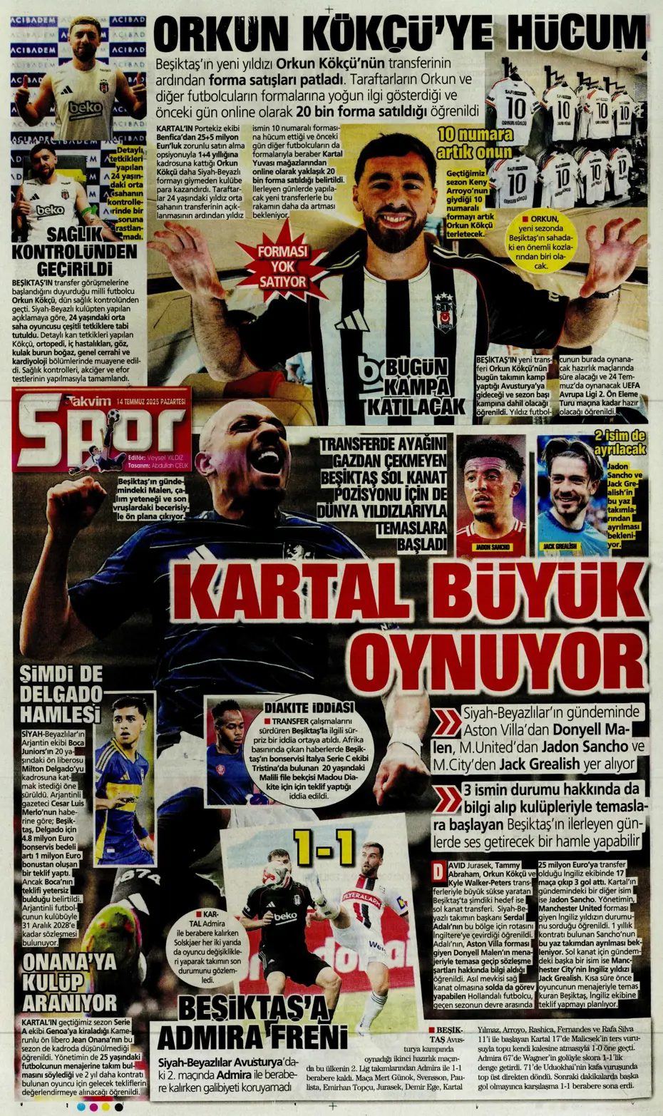 "Marco Asensio Fenerbahçe'de" | Sporun manşetleri - 4