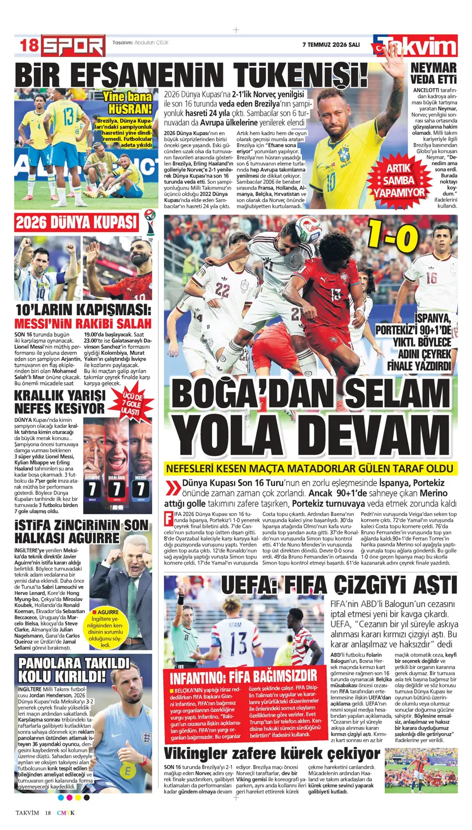 "Ve Greenwood, Fenerbahçe'de" | Sporun manşetleri - 11