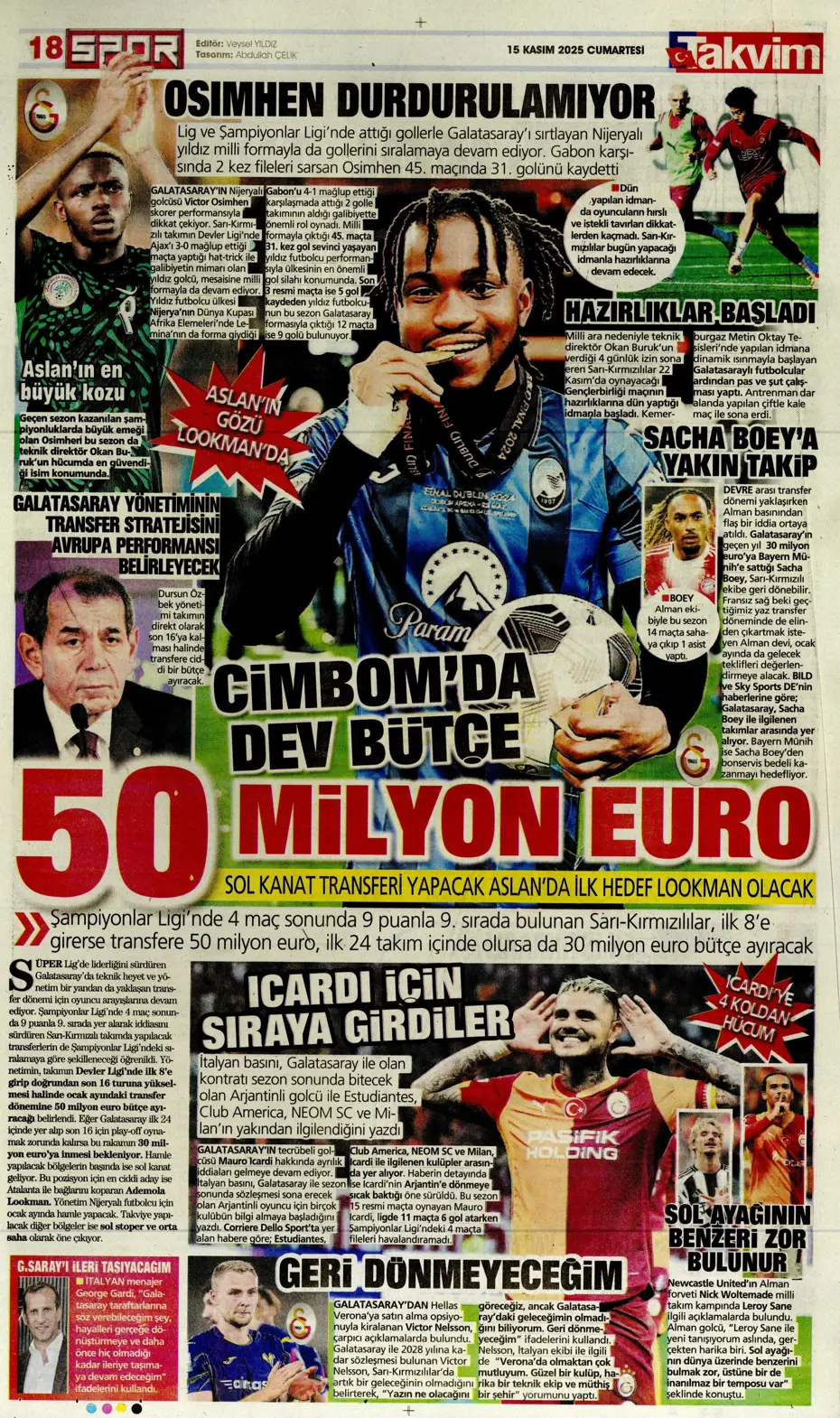 "İşte Fener'in Lewandowski için planı" | Sporun manşetleri - 5