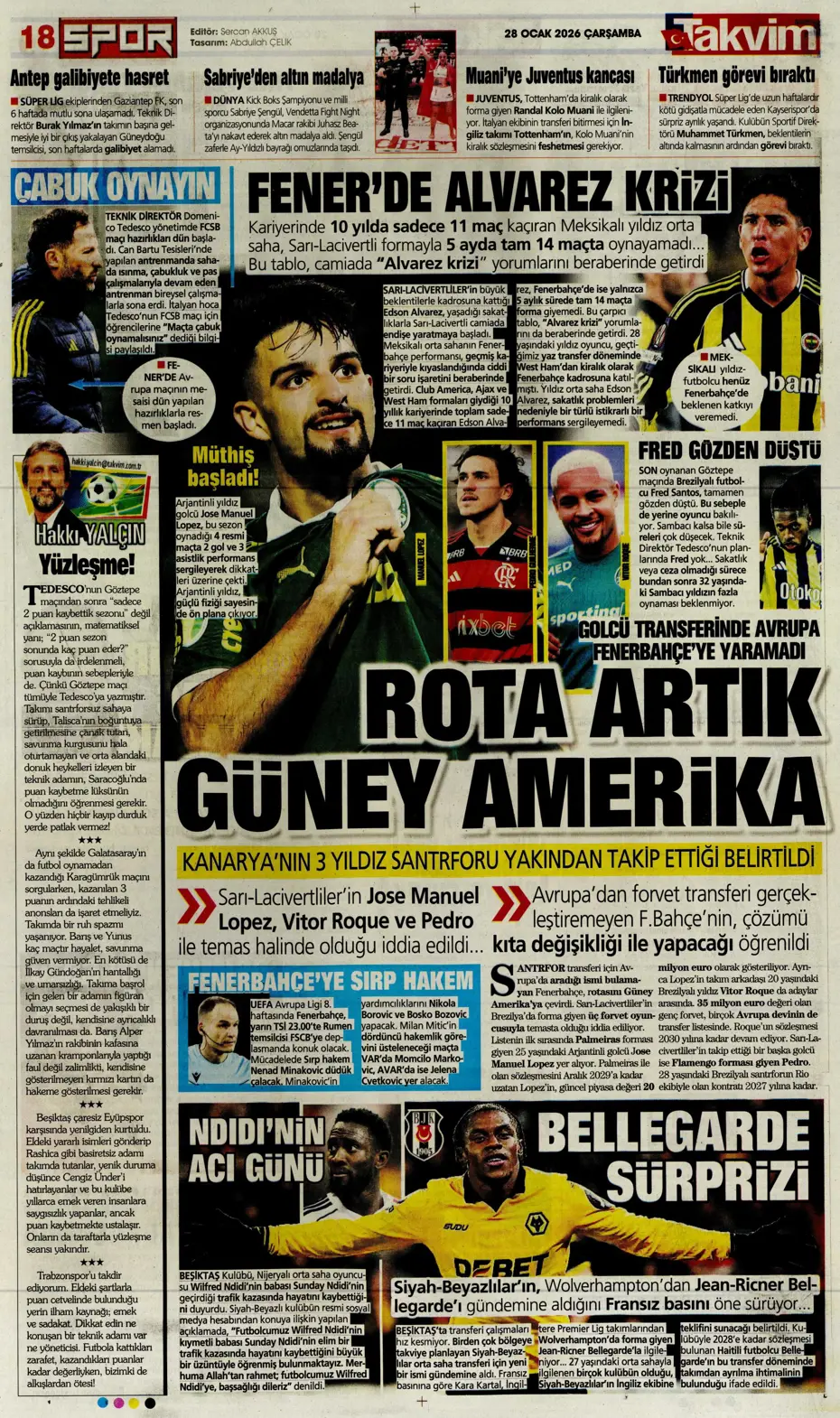 "Jose Mourinho Fenerbahçe'den bomba transfer yapıyor" | Sporun manşetleri - 14