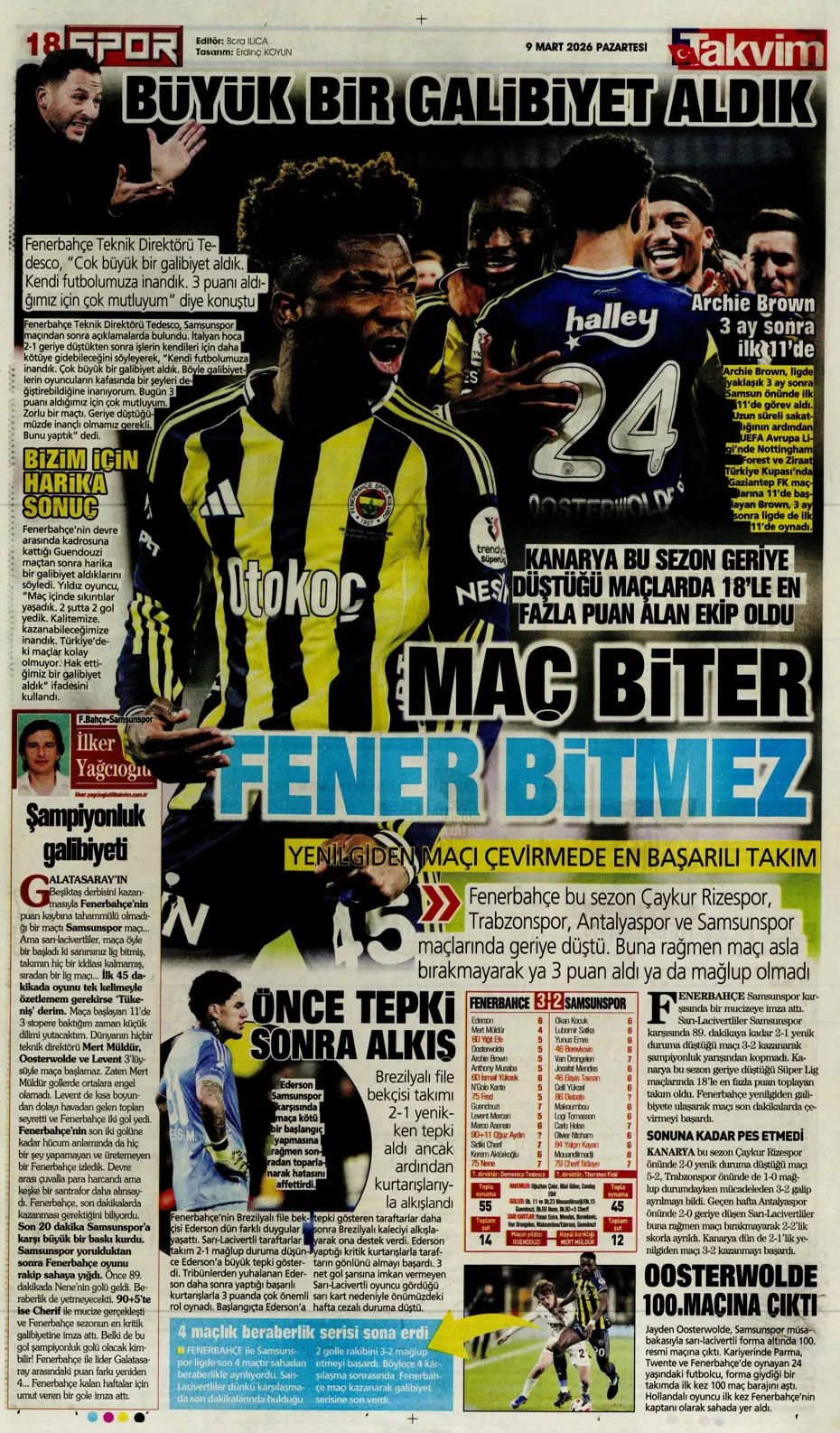 "Eller yukarı! Ben Cherif" | Sporun manşetleri - 36