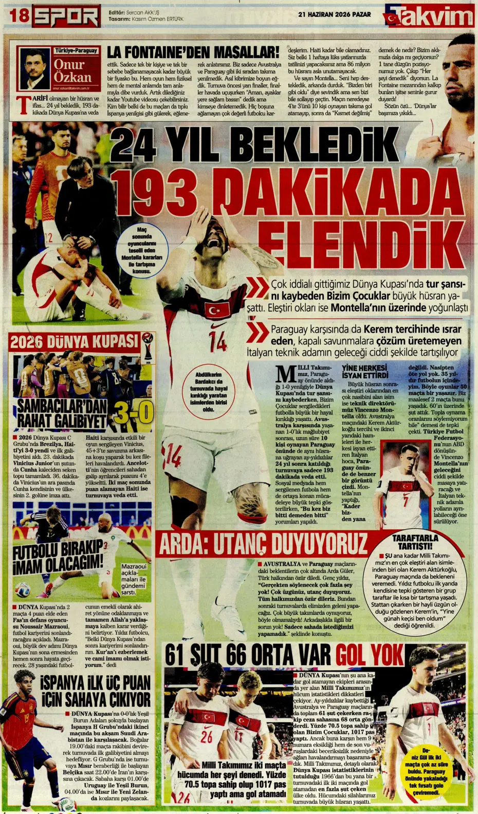 İsmail Kartal sonrası Cengiz Ünder kararı | Sporun manşetleri - 16
