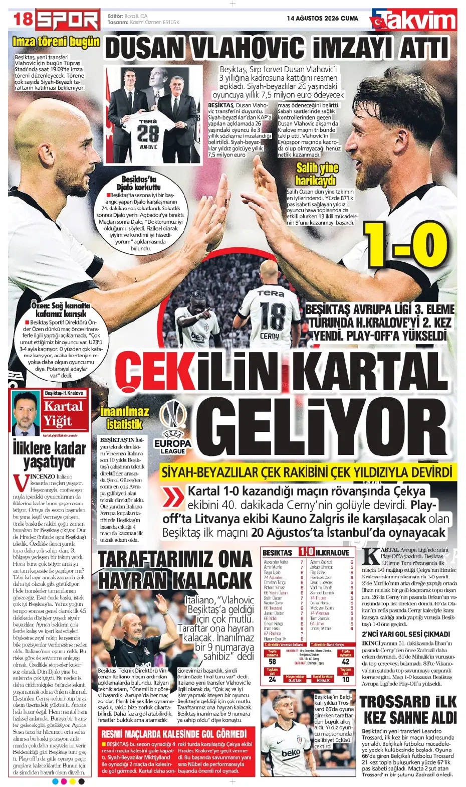 Orkun Kökçü'nün kankası Beşiktaş'a geliyor | Sporun manşetleri - 15