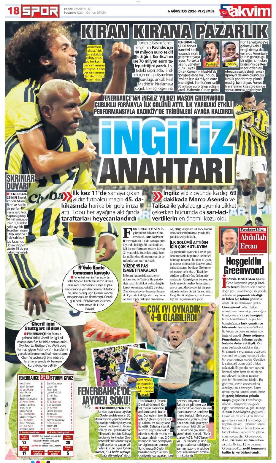 Tüm dünya Salah ve Trabzonspor'u konuşuyor | Sporun manşetleri - 23 Tüm dünya Salah ve Trabzonspor'u konuşuyor | Sporun manşetleri - 23