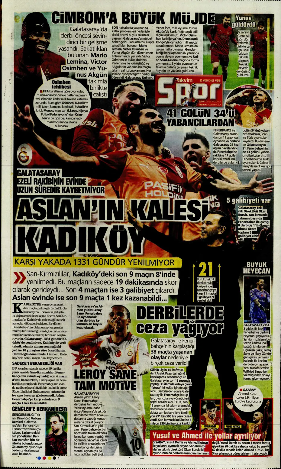 "Merih Demiral'da sona gelindi, imzalar yakın" | Sporun manşetleri - 4 "Merih Demiral'da sona gelindi, imzalar yakın" | Sporun manşetleri - 4