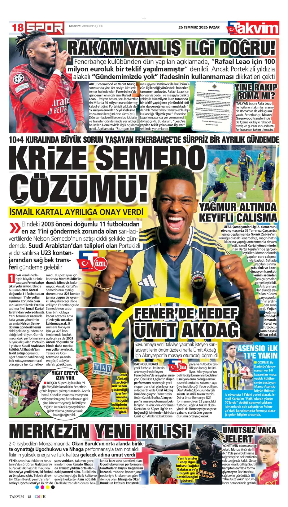 "Darwin Nunez geliyor" | Sporun manşetleri - 13
