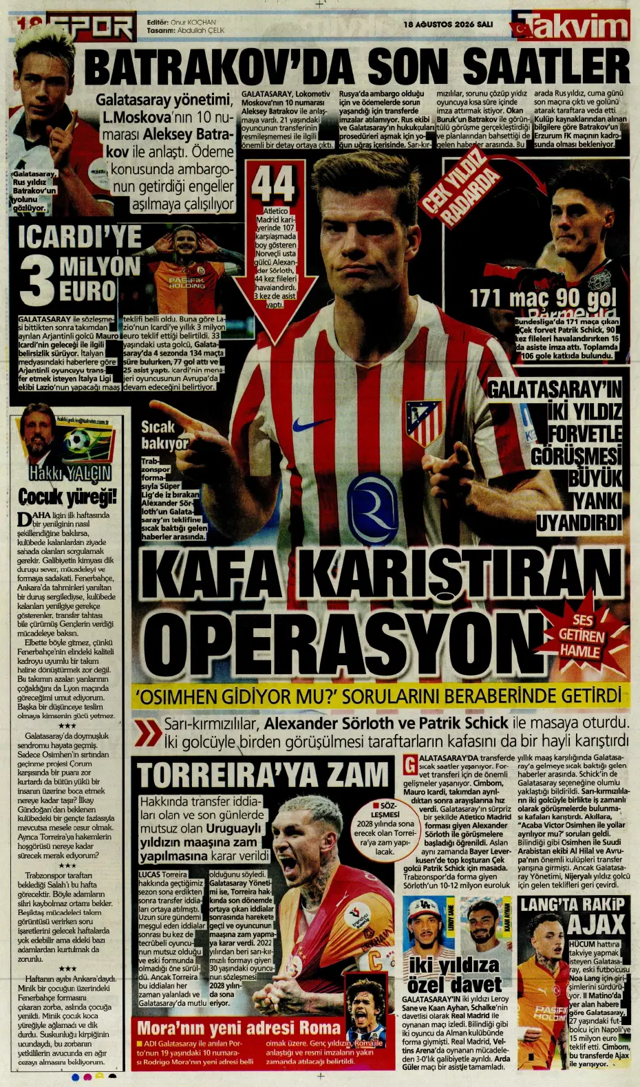 Cerny'nin yerine 40 milyonluk dünya starı Beşiktaş'a | Sporun manşetleri - 11