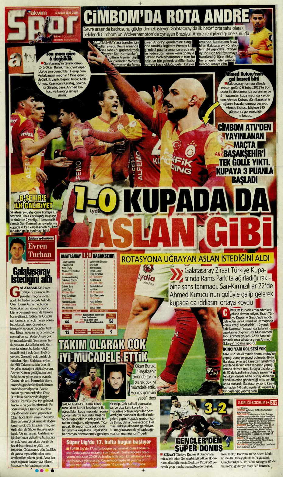 "Ve Lucas Beraldo'dan Galatasaray'a cevap geldi" | Sporun manşetleri - 4