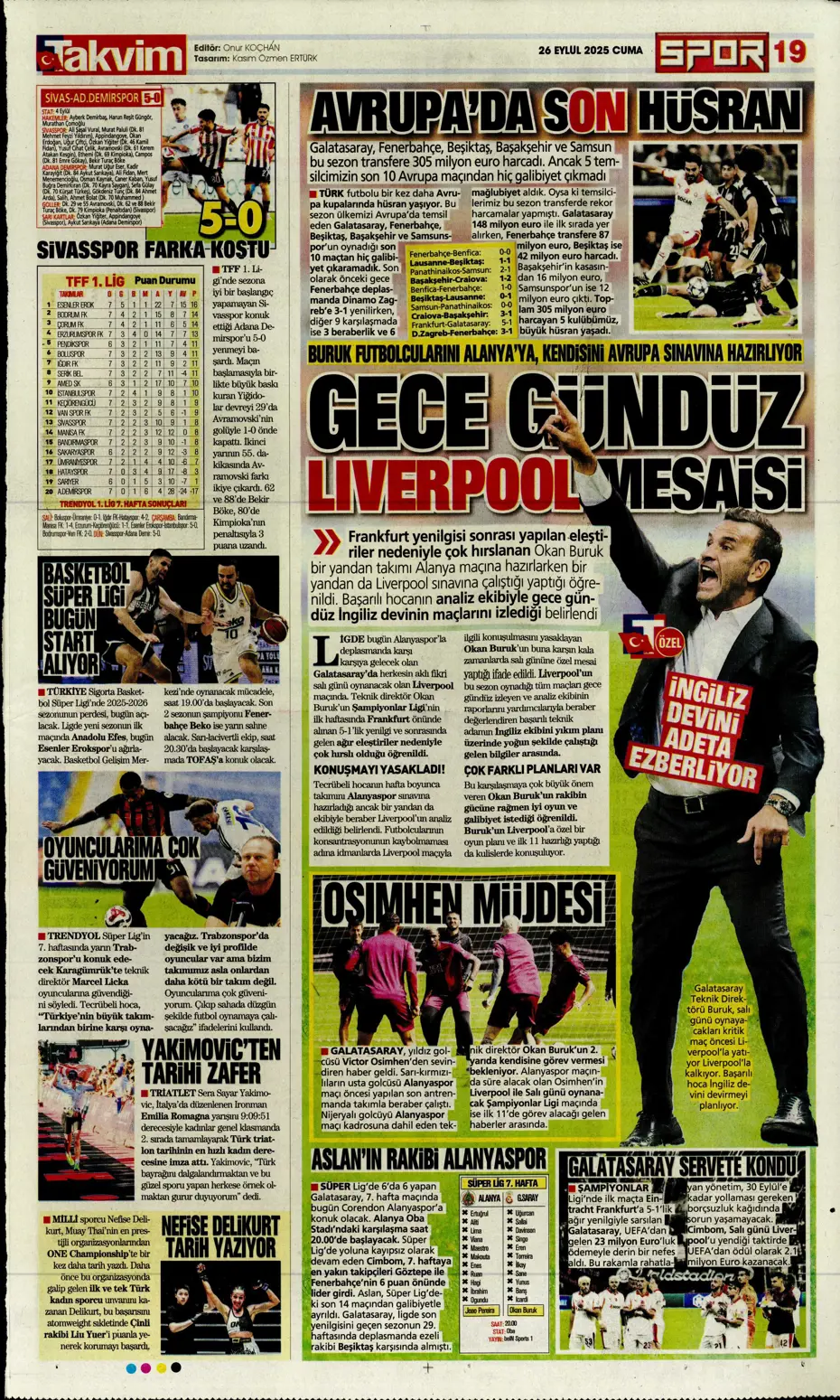 "Volkan Demirel'den Fenerbahçe'ye cevap" | Sporun manşetleri - 3