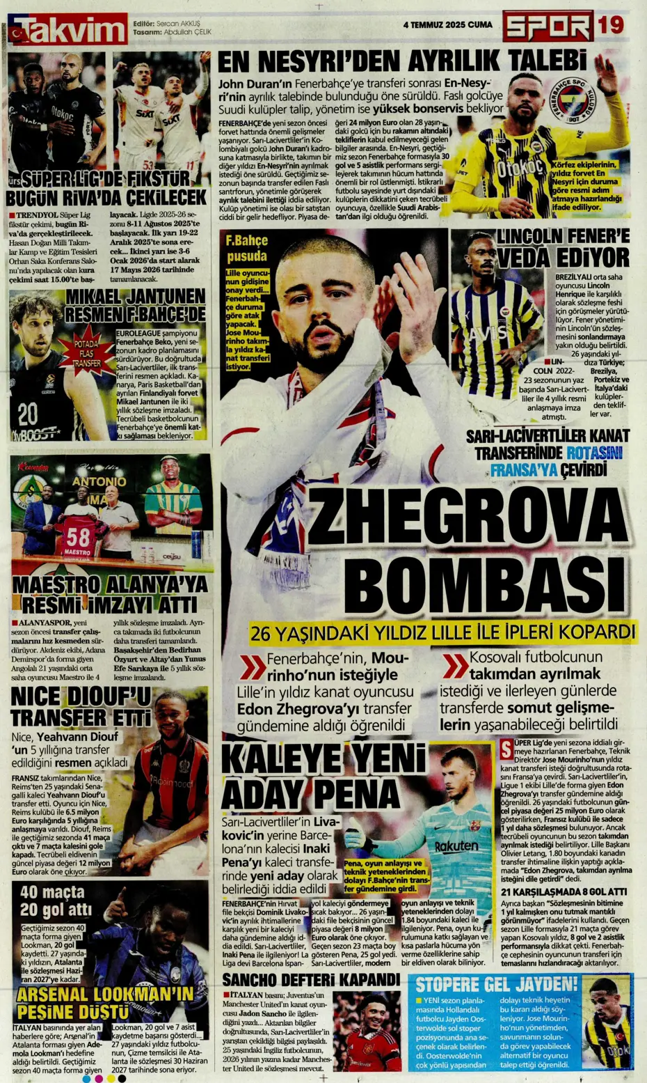 "Jhon Duran'ın ilk kurbanı belli oldu" | Sporun manşetleri - 3