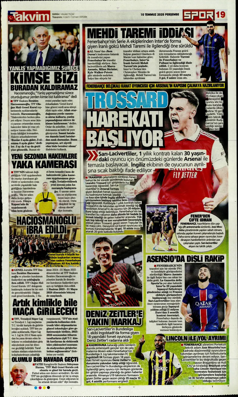 "Fenerbahçe'den Kerem Aktürkoğlu bombası" | Sporun manşetleri - 3
