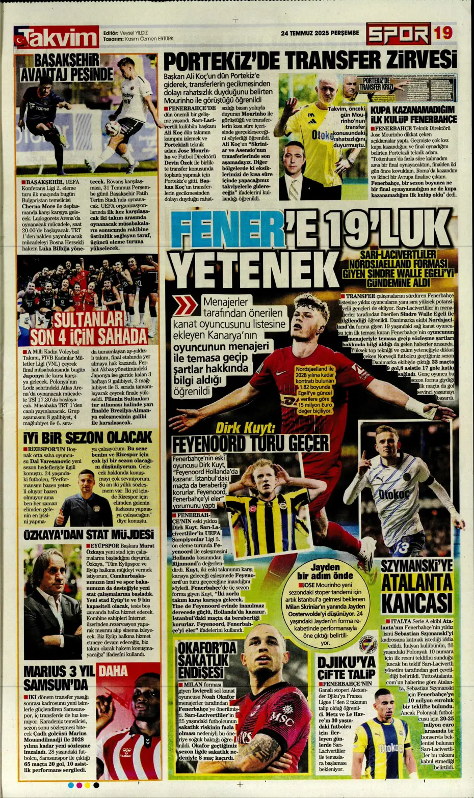 "Enzo Millot Aslan oluyor" | Sporun manşetleri - 6