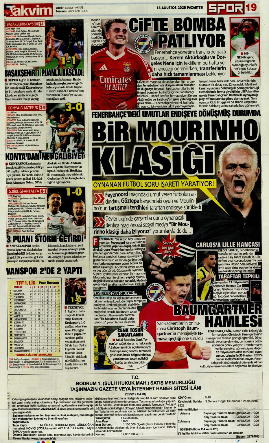 "Galatasaray'dan Antony bombası" | Sporun manşetleri - 5