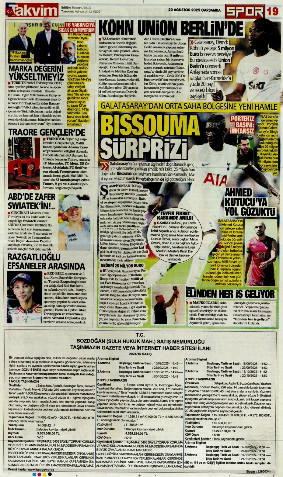 "Fenerbahçe'den Nene sonrası bir transfer daha" | Sporun manşetleri - 4