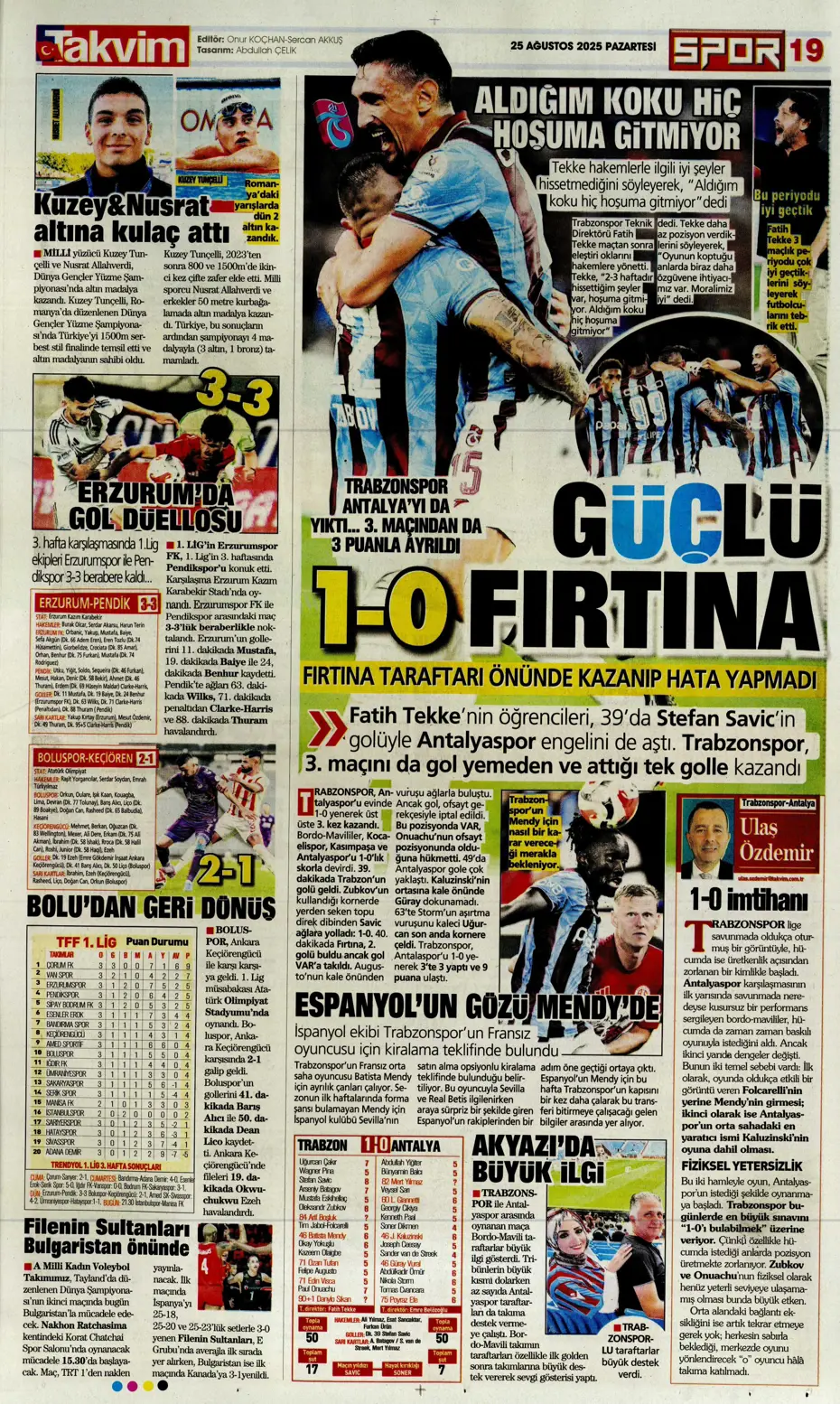 "Fenerbahçe'de Youri Tielemans tamam" | Sporun manşetleri - 5