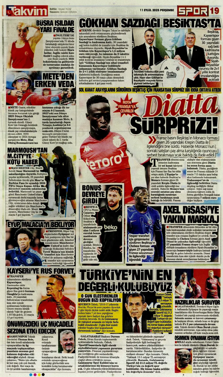 "Laporte ile mutlu son" | Sporun manşetleri - 3