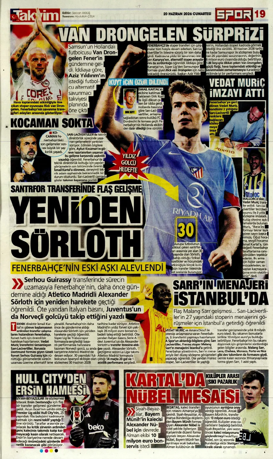 Ve Fenerbahçe için İstanbul'da! Fransız yıldızı Oğuz Çetin izledi, İsmail Kartal onayladı | Sporun manşetleri - 9