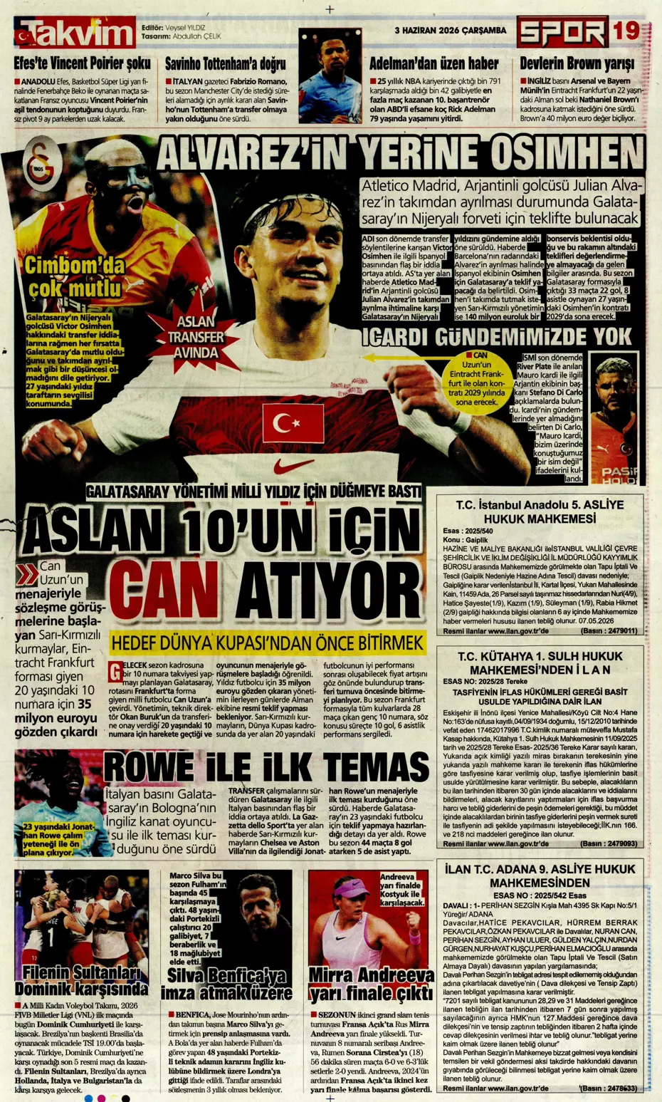 Hakan Safi'den kaleci bombası: Maldini bu ismi bizzat önerdi | Sporun manşetleri - 8