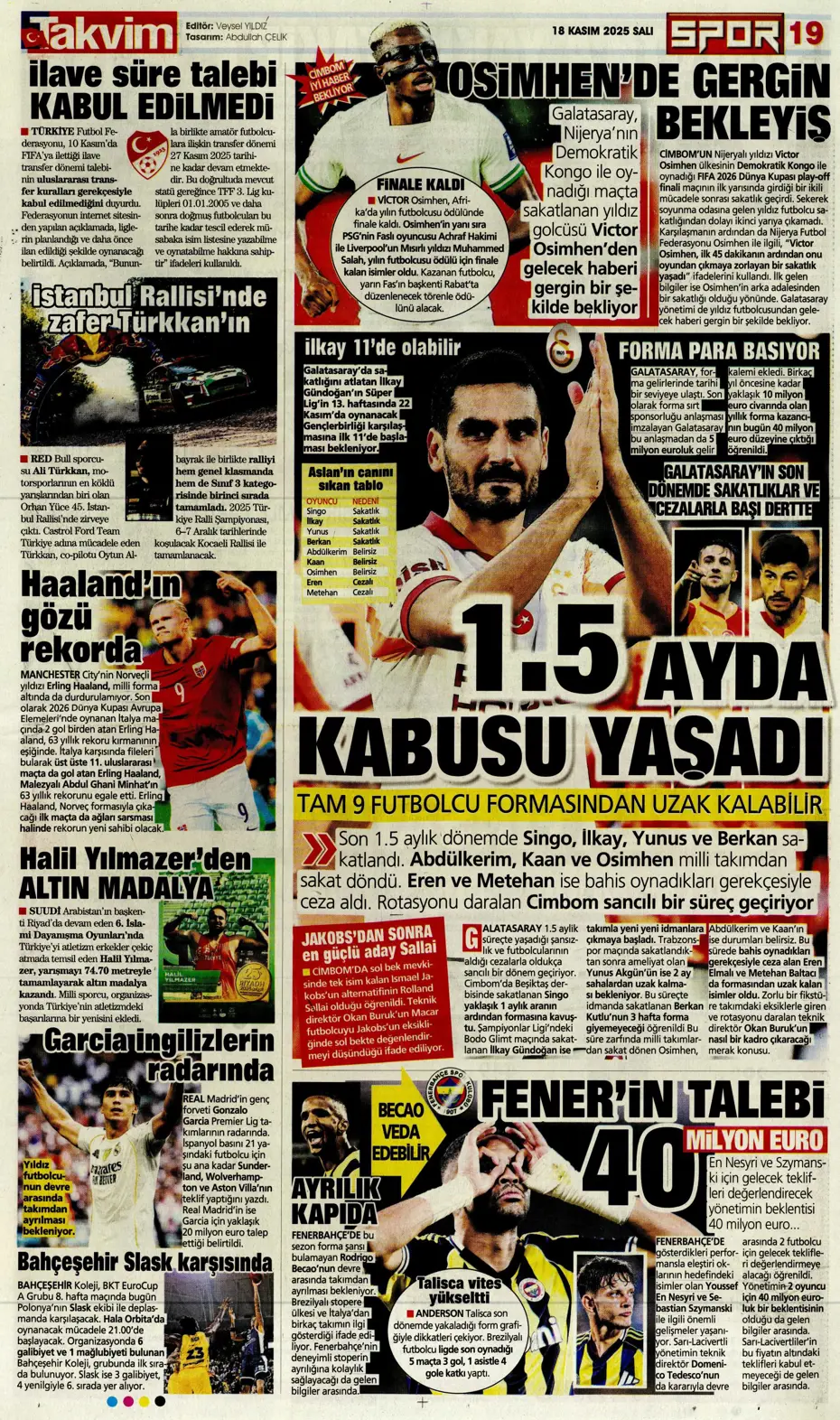 "Fenerbahçe'ye Diego Carlos piyangosu vurdu" | Sporun manşetleri - 4