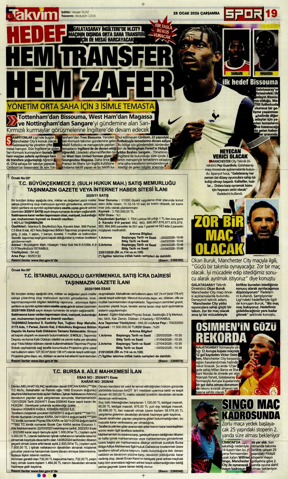 "Jose Mourinho Fenerbahçe'den bomba transfer yapıyor" | Sporun manşetleri - 7