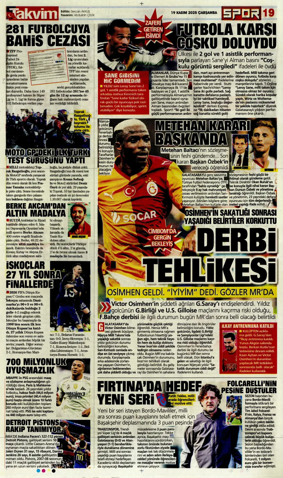 "Bizim Çocuklar Boğa'yı şişledi" | Sporun manşetleri - 4