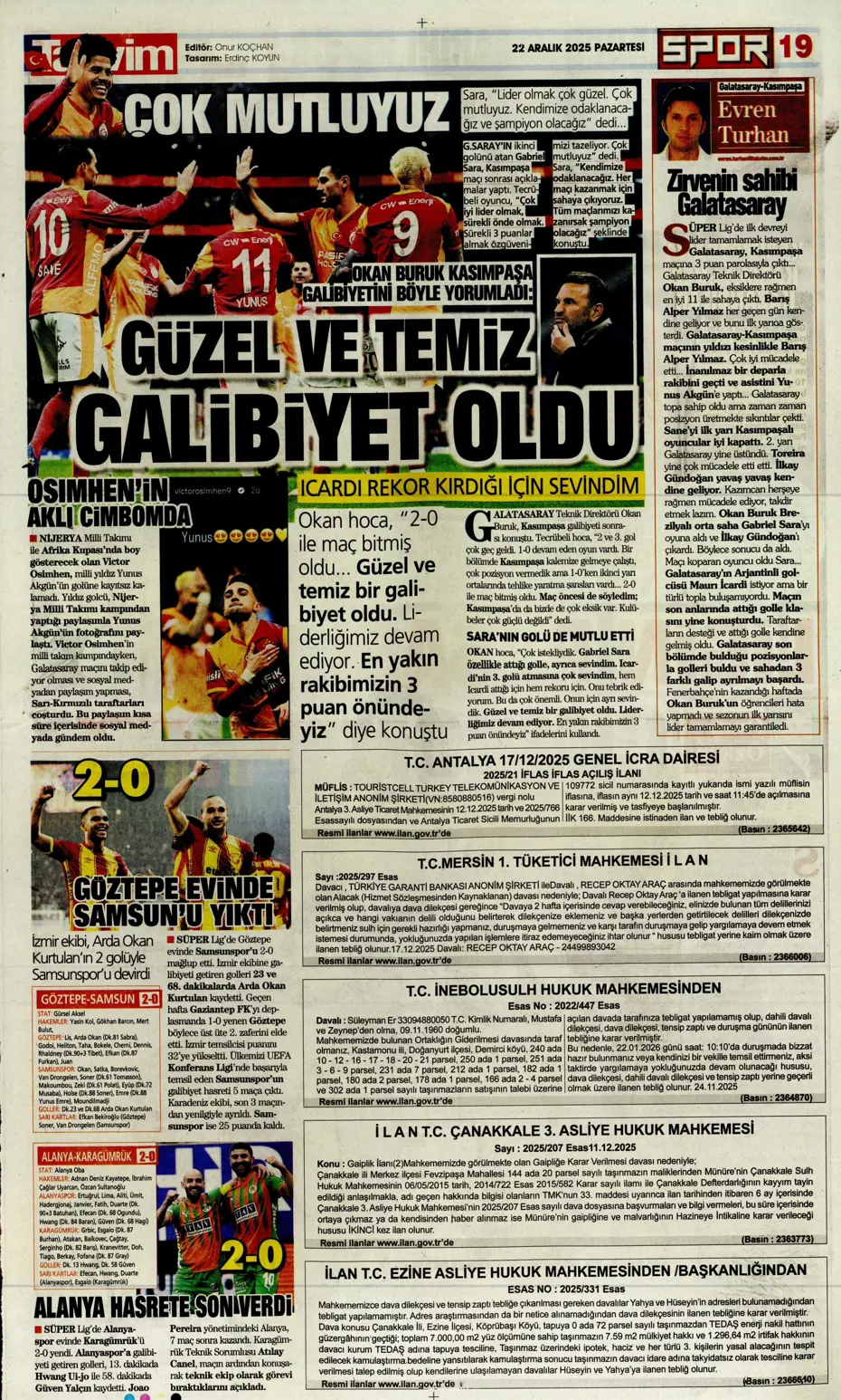 "Fenerbahçe'de 2 isim takımdan ayrılıyor: 35 milyon euro" | Sporun manşetleri - 9