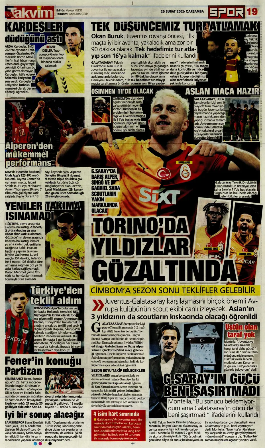 "Fenerbahçe'de Vedat Muriqi sürprizi yaşanıyor" | Sporun manşetleri - 25