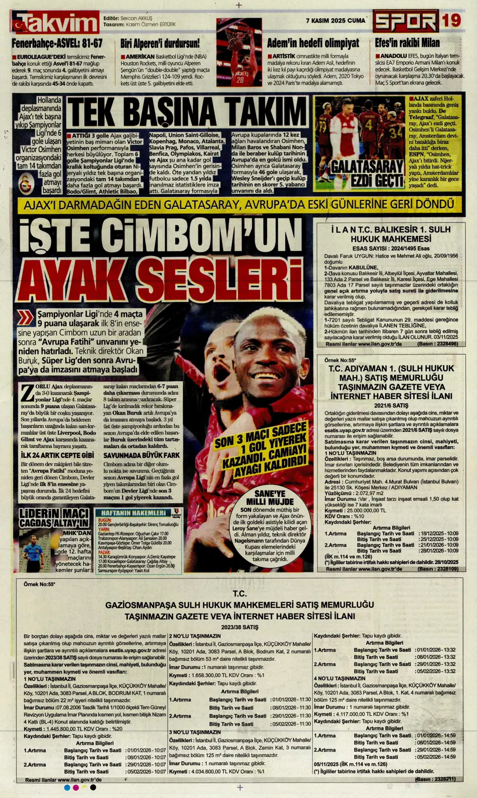 "Hakem Fenerbahçe'nin 2 puanını çaldı" | Sporun manşetleri - 4
