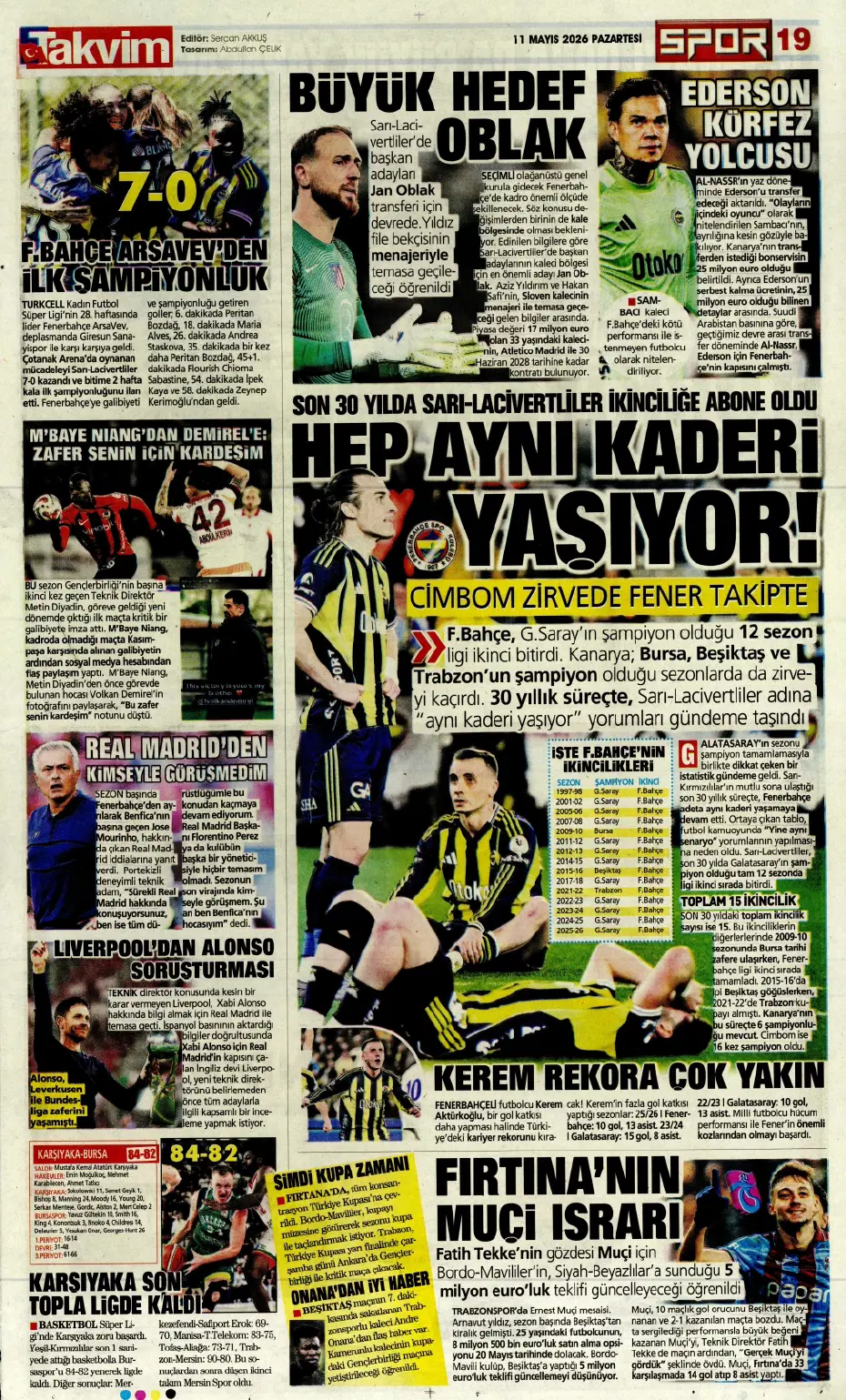 Güle güle Archie Brown! Fenerbahçe'de 4 ayrılıkla yaprak dökümü başlıyor | Sporun manşetleri - 3